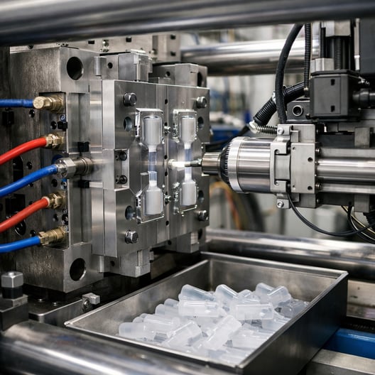 photographic scientific injection molding