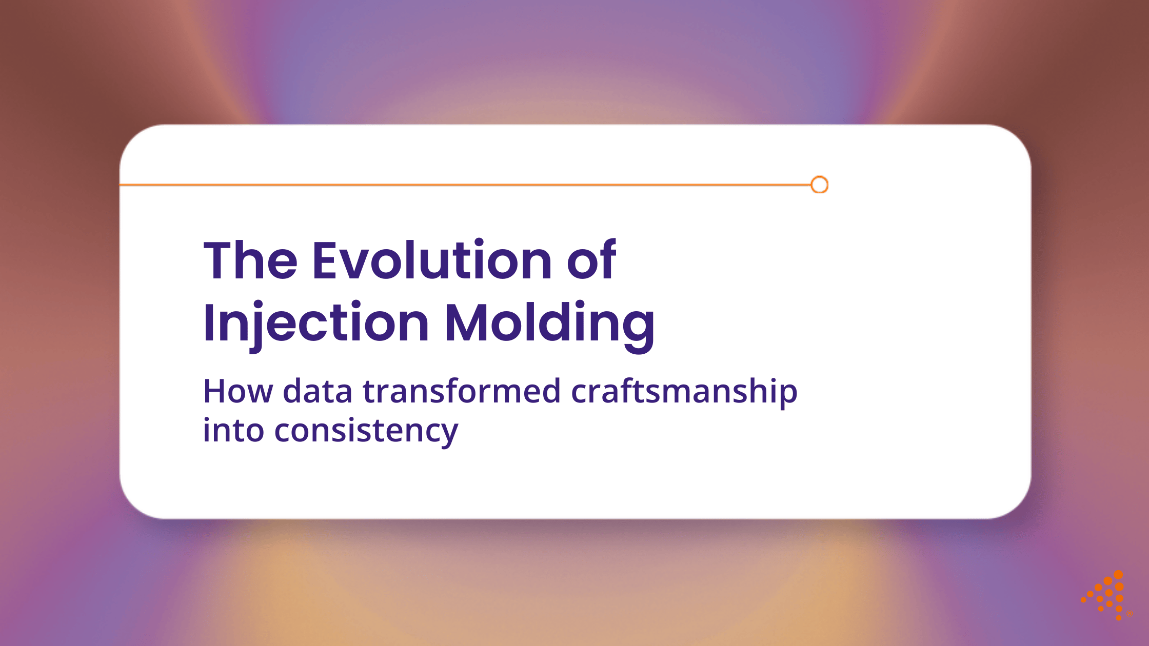 From Craft to Precision: The Data-Driven Evolution of Injection Molding