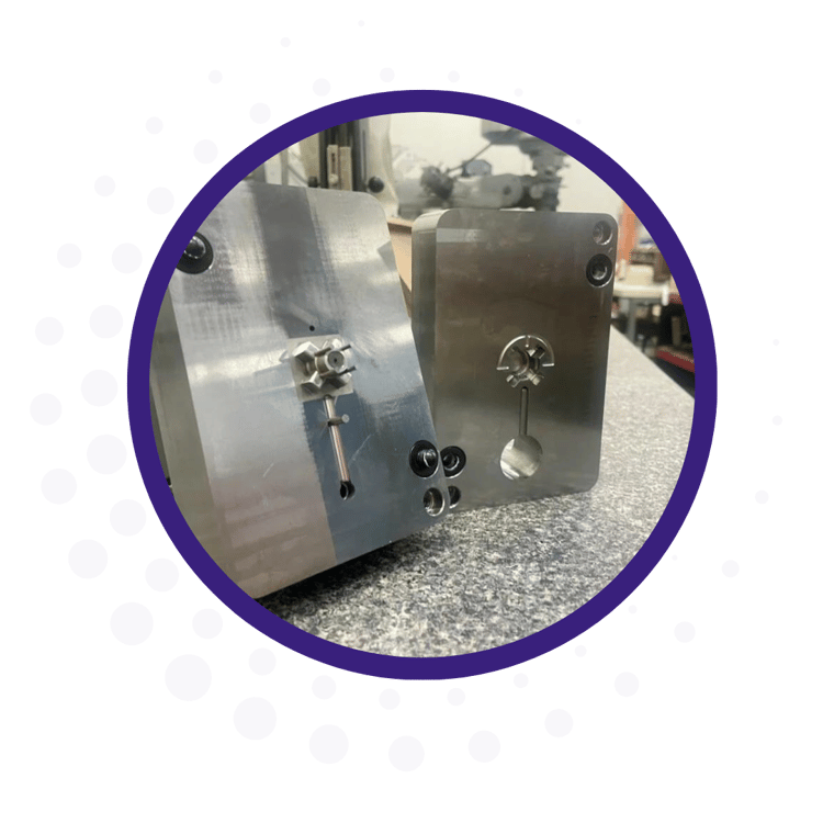 High performance quick-turn injection molding tool.
