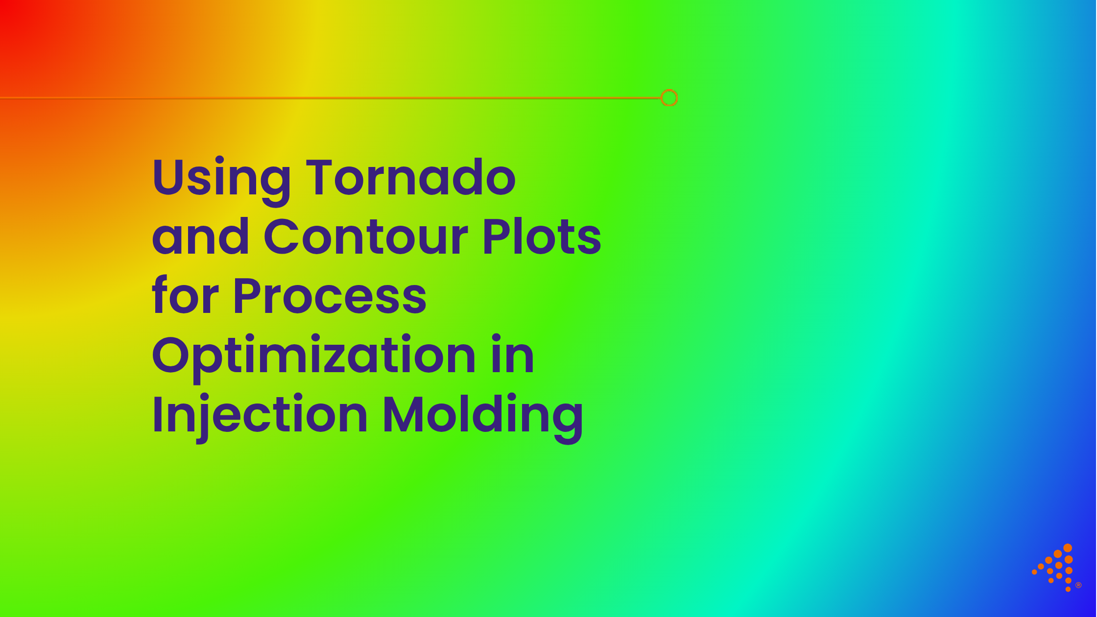 Tornado and Contour Plots for Process Optimization in Injection Molding